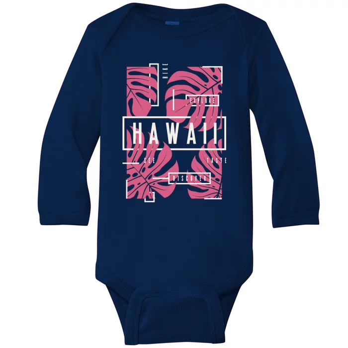 Hawaii Vibes Classic Baby Long Sleeve Bodysuit