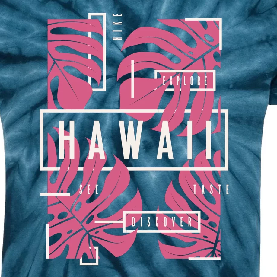 Hawaii Vibes Classic Kids Tie-Dye T-Shirt