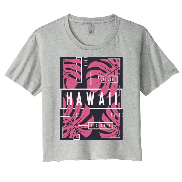 Hawaii Vibes Classic Women's Crop Top Tee