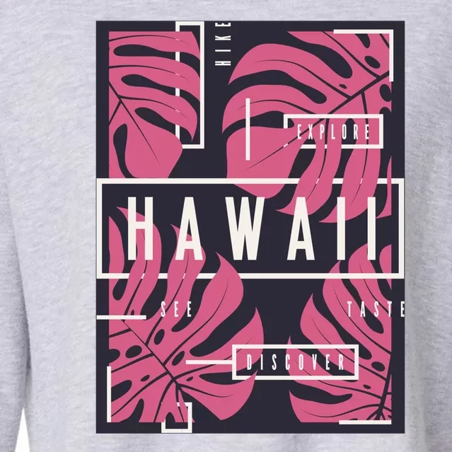 Hawaii Vibes Classic Cropped Pullover Crew