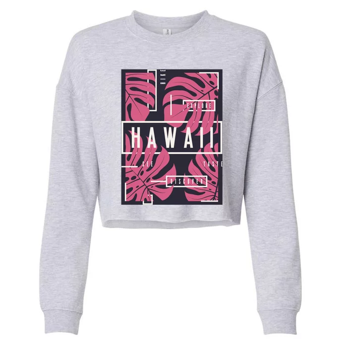 Hawaii Vibes Classic Cropped Pullover Crew