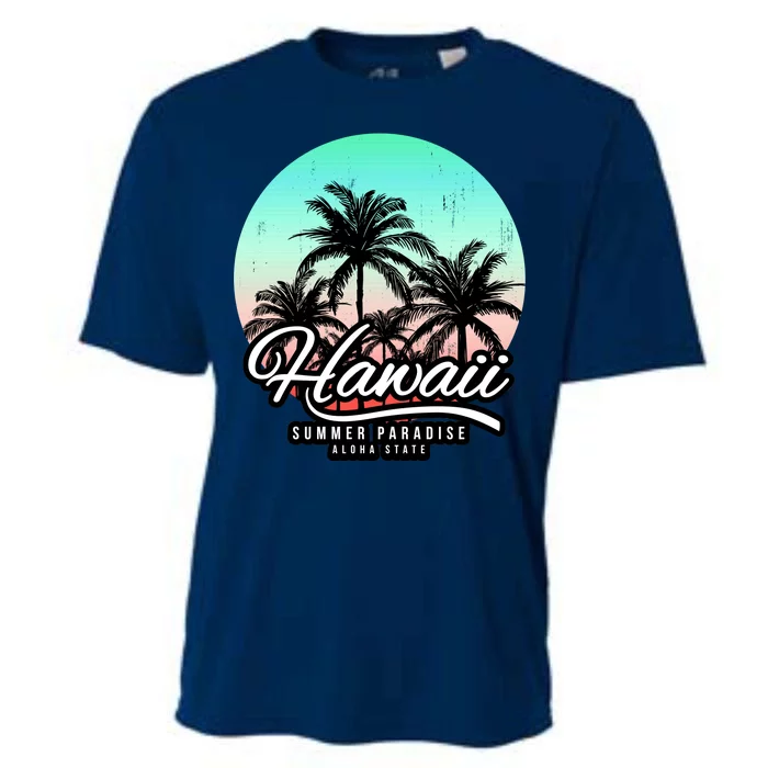 Hawaii Vintage Logo Cooling Performance Crew T-Shirt