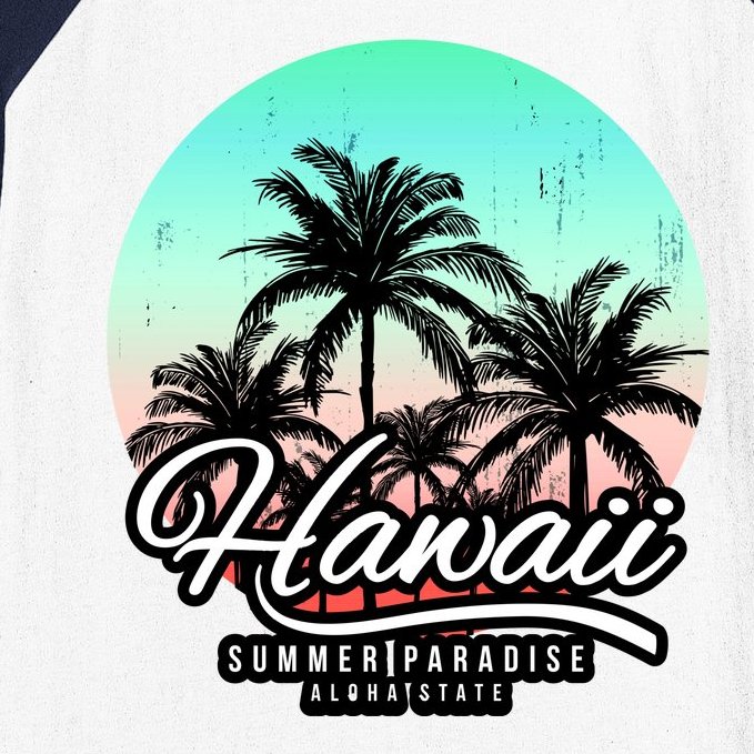 Hawaii Vintage Logo Baseball Sleeve Shirt