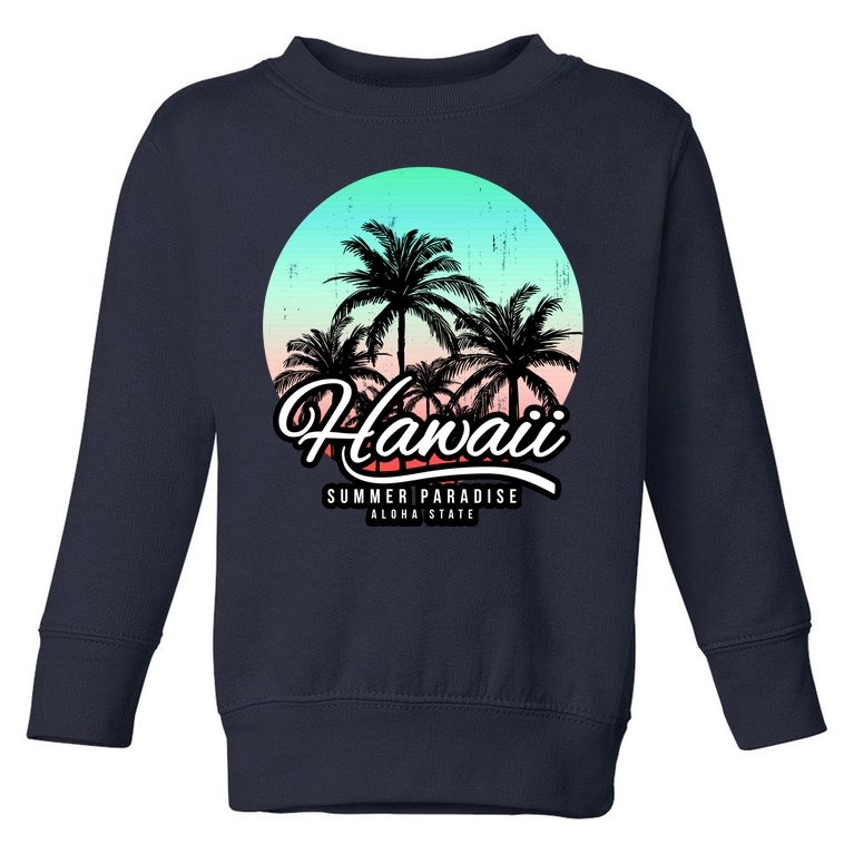 Hawaii Vintage Logo Toddler Sweatshirt