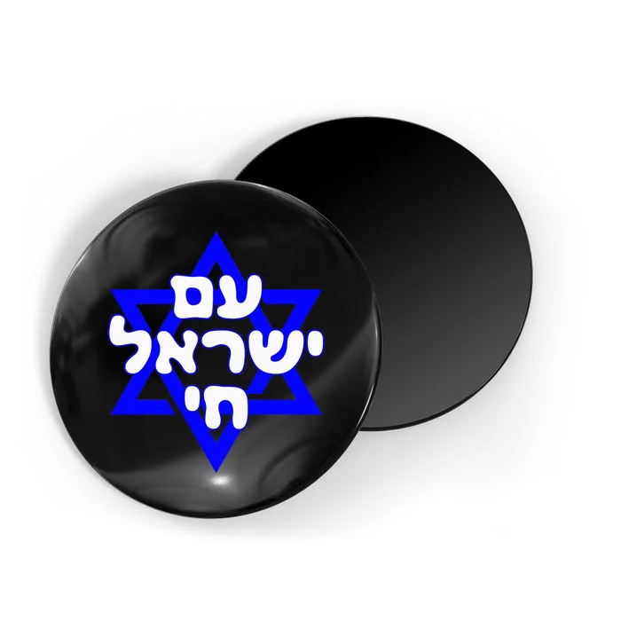 Hebrew Am Yisrael Chai Israel Magen David Magnet