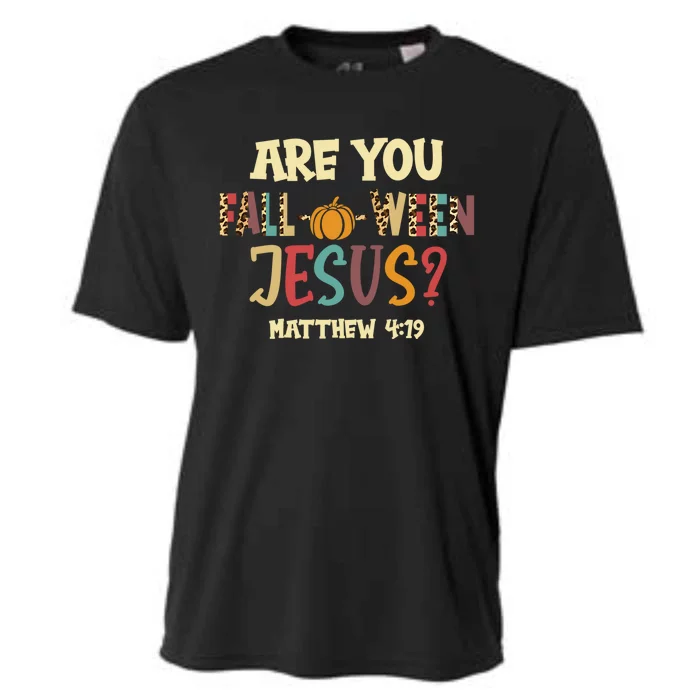 Halloween Are You Falloween Jesus Matthew Christian Faith Gift Cooling Performance Crew T-Shirt