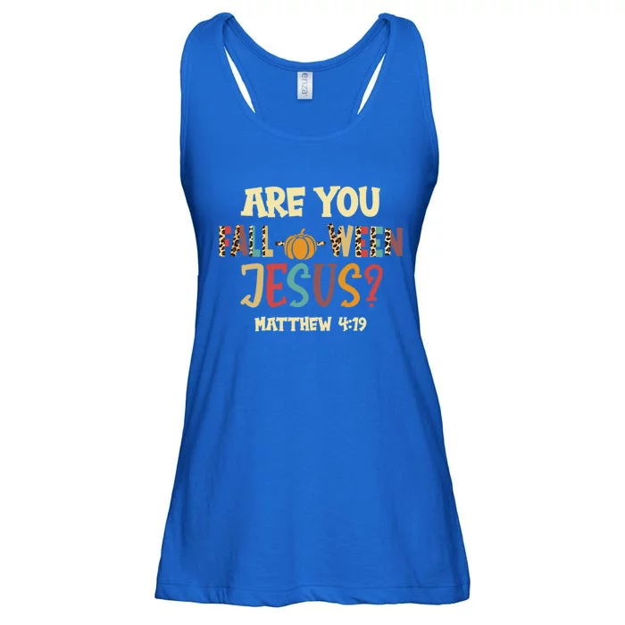 Halloween Are You Falloween Jesus Matthew Christian Faith Gift Ladies Essential Flowy Tank