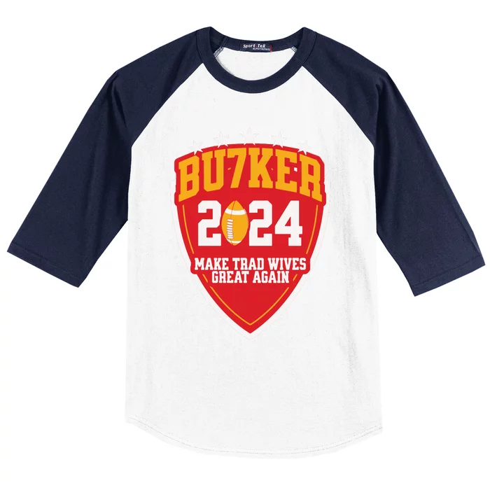 Harrison Butker 2024 Make Trad Wives Great Again Funny Harrison Butker Baseball Sleeve Shirt