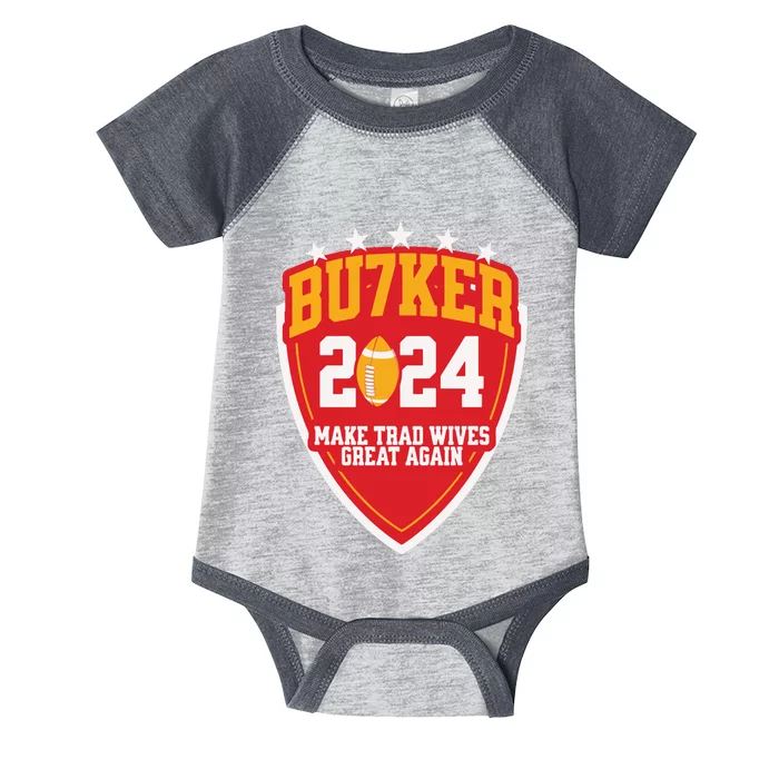 Harrison Butker 2024 Make Trad Wives Great Again Funny Harrison Butker Infant Baby Jersey Bodysuit