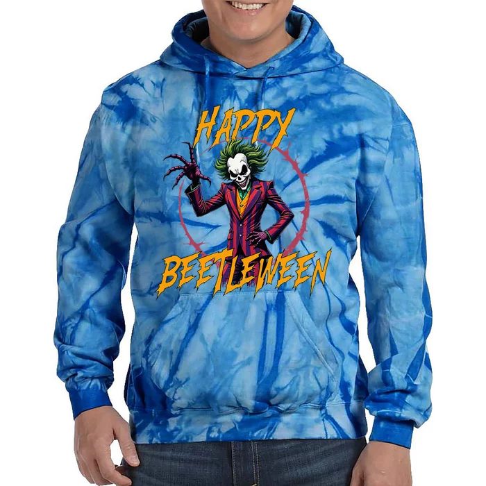 Happy Beetleween 2024 Original Design Tie Dye Hoodie