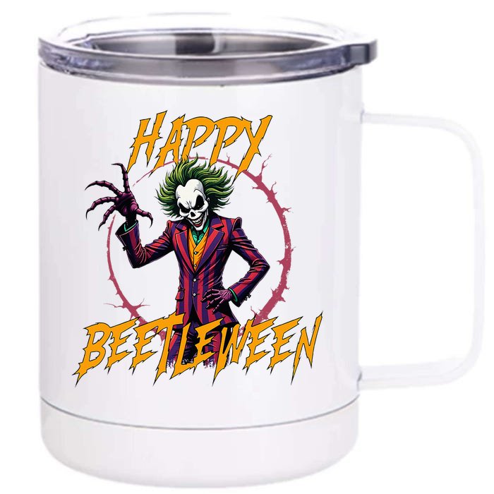 Happy Beetleween 2024 Original Design Front & Back 12oz Stainless Steel Tumbler Cup