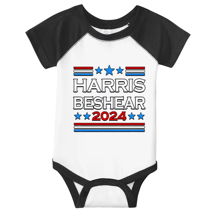 Harris Beshear 2024 For President Infant Baby Jersey Bodysuit