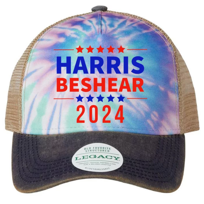 Harris Beshear 2024 Kamala Harris Andy Beshear President Legacy Tie Dye Trucker Hat