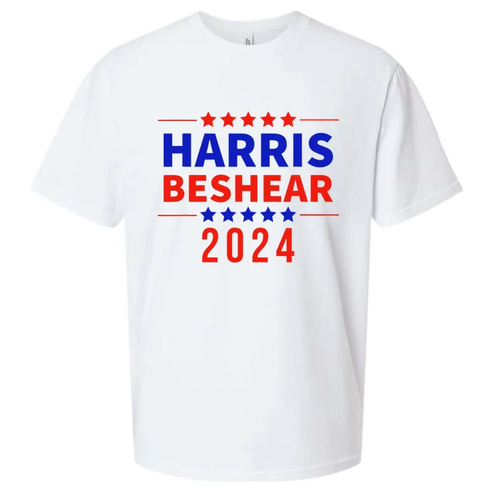 Harris Beshear 2024 Kamala Harris Andy Beshear President Sueded Cloud Jersey T-Shirt