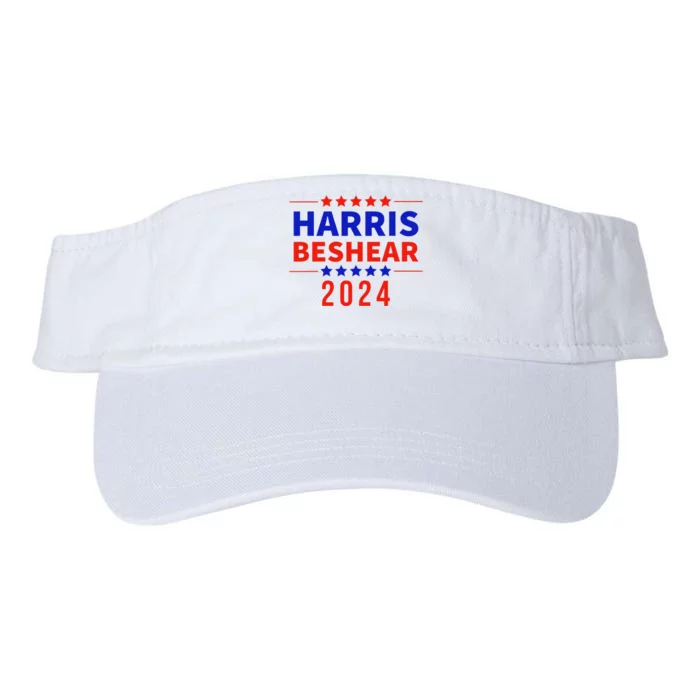 Harris Beshear 2024 Kamala Harris Andy Beshear President Valucap Bio-Washed Visor