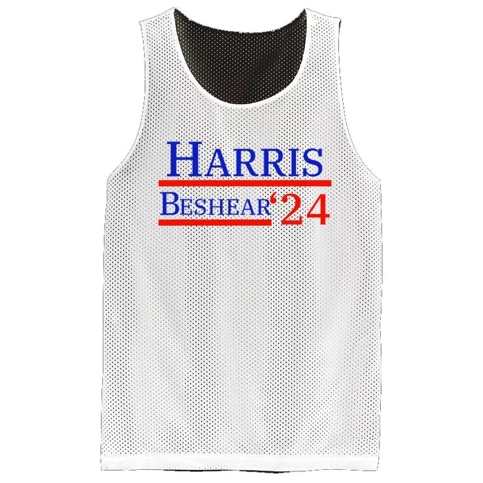 Harris Beshear 2024 Kamala Harris Andy Beshear President Mesh Reversible Basketball Jersey Tank