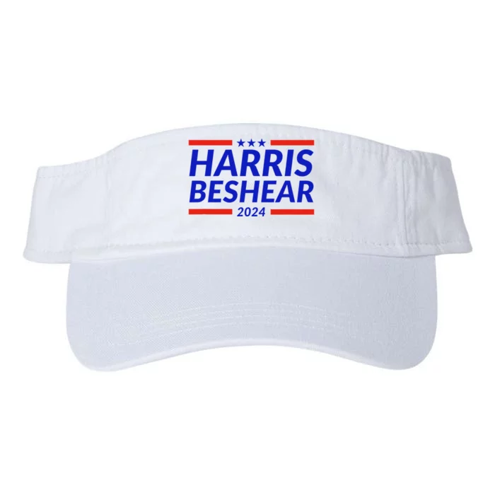 Harris Beshear 2024 Kamala Harris Andy Beshear President Valucap Bio-Washed Visor