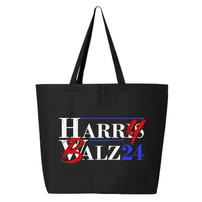 Harry Balz 2024 Funny Kamala Harris And Tim Walz 2024 Gift 25L Jumbo Tote