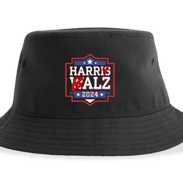 Harry Balz 2024 Funny Meme Vote Kamala Harris 24 Sustainable Bucket Hat