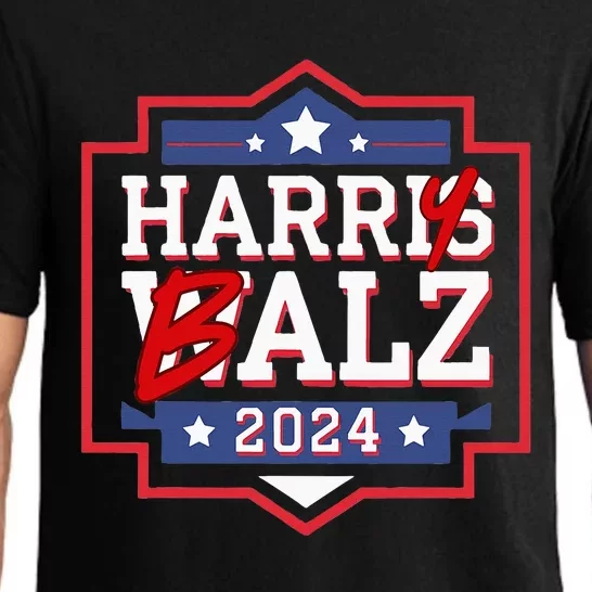 Harry Balz 2024 Funny Meme Vote Kamala Harris 24 Pajama Set