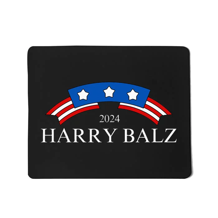 Harry Balz 2024 Funny Harris Walz 24 Democratics Vote Mousepad