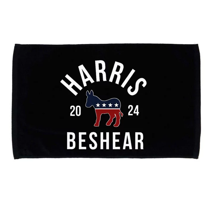 Harris Beshear 2024 Vote Kamala Harris Andy Beshear 24 Rally Microfiber Hand Towel