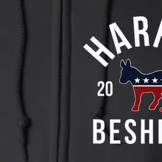 Harris Beshear 2024 Vote Kamala Harris Andy Beshear 24 Rally Full Zip Hoodie