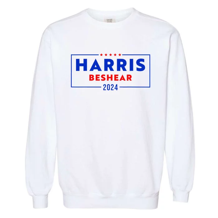 Harris Beshear 2024 Kamala Harris Andy Beshear 2024 Garment-Dyed Sweatshirt