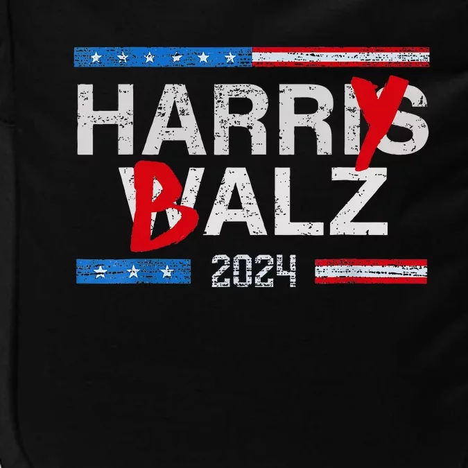 Harry Balz 2024 Funny Kamala Harris And Tim Walz 2024 Impact Tech Backpack