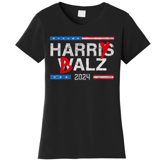 Harry Balz 2024 Funny Kamala Harris And Tim Walz 2024 Women's T-Shirt