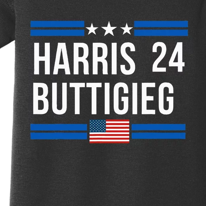 Harris Buttigieg 2024 Presidential Elect Campaign Baby Bodysuit