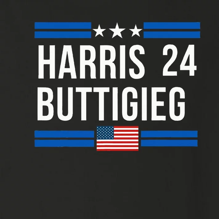 Harris Buttigieg 2024 Presidential Elect Campaign Toddler Long Sleeve Shirt