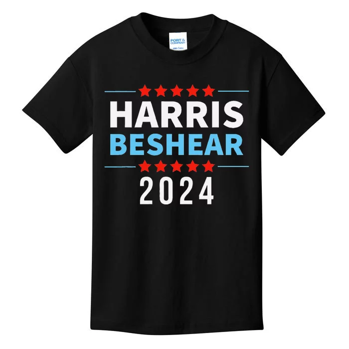 Harris Beshear 2024 Kamala Harris Andy Beshear President Kids T-Shirt