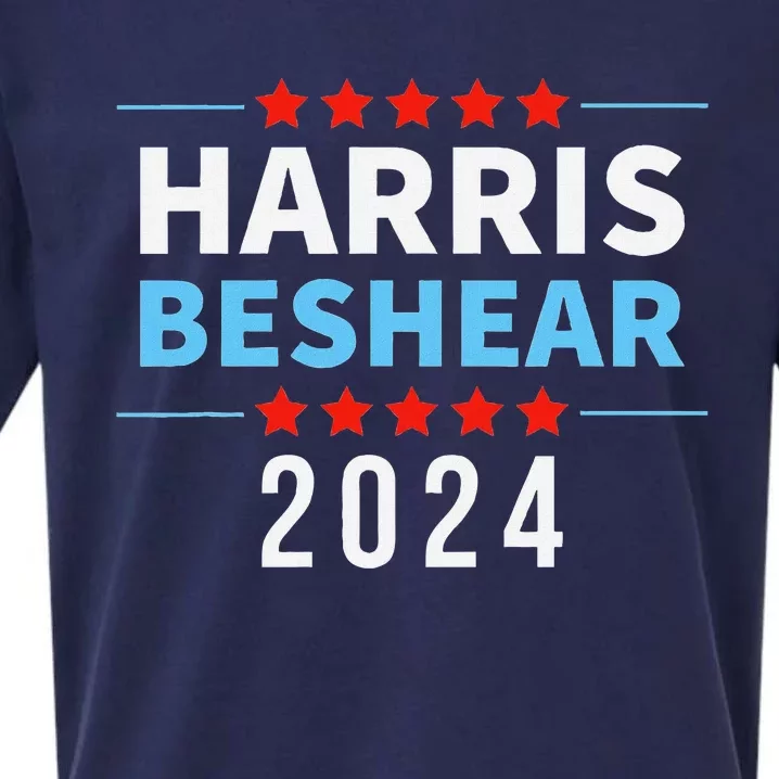 Harris Beshear 2024 Kamala Harris Andy Beshear President Sueded Cloud Jersey T-Shirt