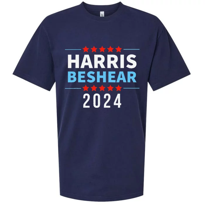 Harris Beshear 2024 Kamala Harris Andy Beshear President Sueded Cloud Jersey T-Shirt