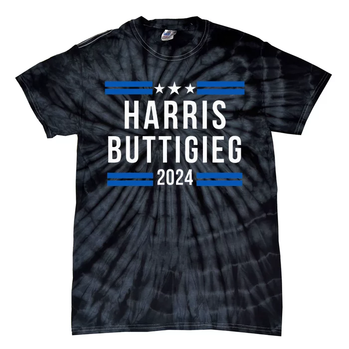 Harris Buttigieg 2024 Presidential Elect Campaign Tie-Dye T-Shirt