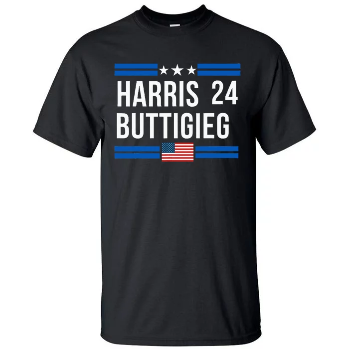 Harris Buttigieg 2024 Presidential Elect Campaign Tall T-Shirt