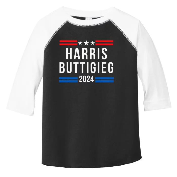 Harris Buttigieg 2024 Presidential Elect Campaign Toddler Fine Jersey T-Shirt