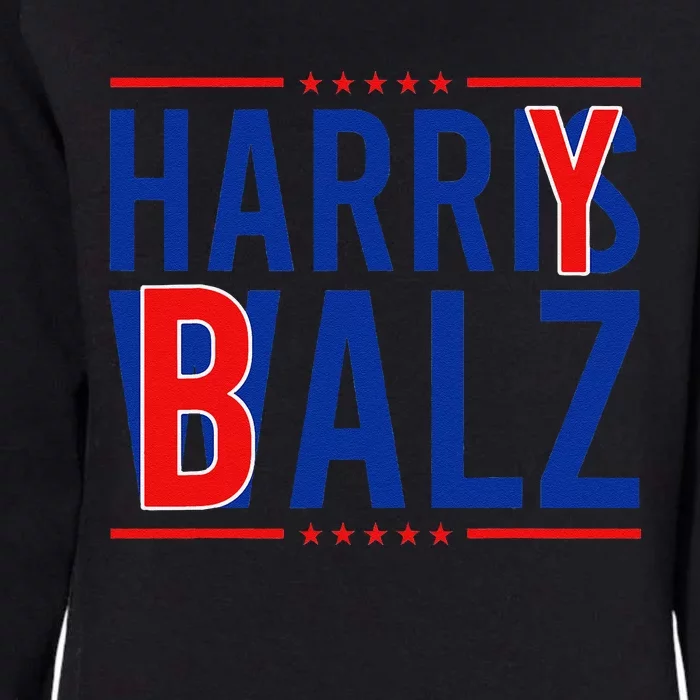 Harry Balz 2024 Funny Kamala Harris Walz Democrat Political Womens California Wash Sweatshirt