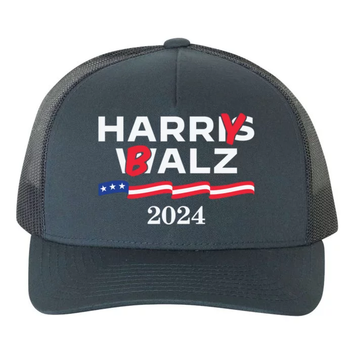 Harry Balz 2024 Harris Walz 2024 Funny Meme Cool Gift Yupoong Adult 5-Panel Trucker Hat