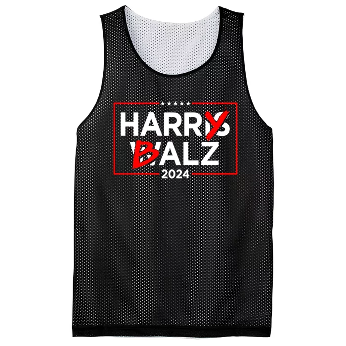 Harry Balz 2024 Not Harris Mesh Reversible Basketball Jersey Tank