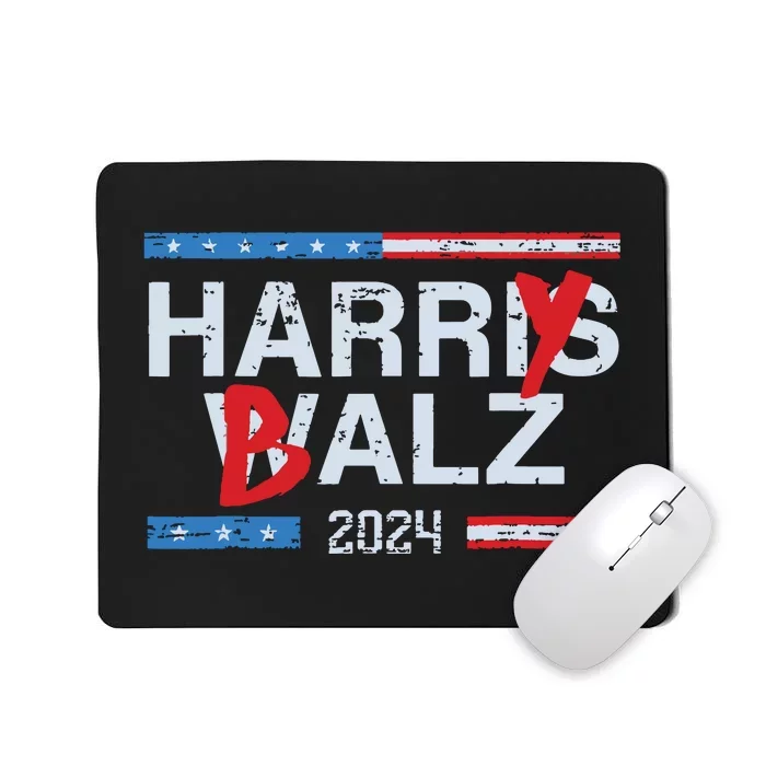 Harry Balz 2024 Funny Kamala Harris And Tim Walz 2024 Mousepad