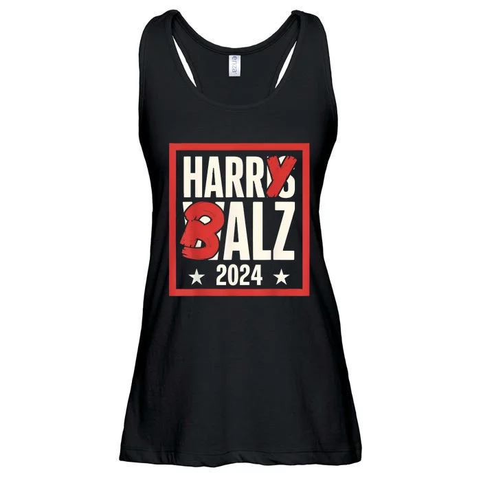 Harry Balz 2024 Funny Political Campaign Harris Walz Memes Ladies Essential Flowy Tank