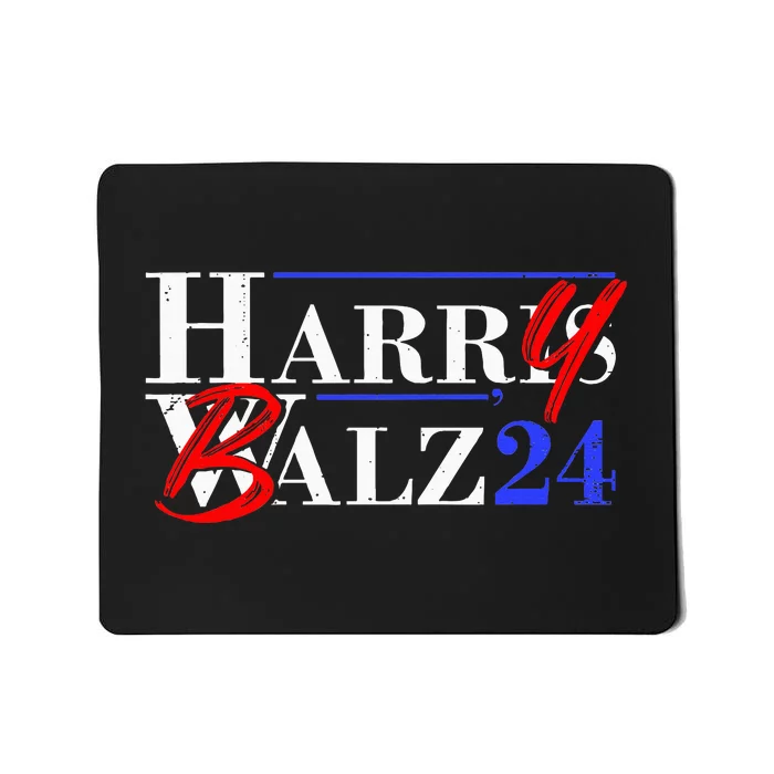 Harry Balz 2024 Funny Kamala Harris And Tim Walz 2024 Mousepad