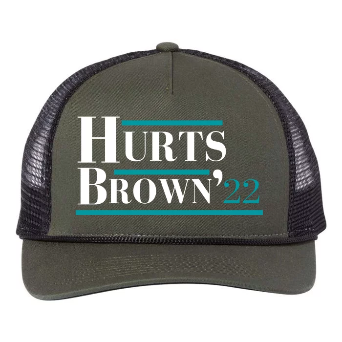 Hurts Brown 22 Funny Hurts Brown 22 Retro Rope Trucker Hat Cap