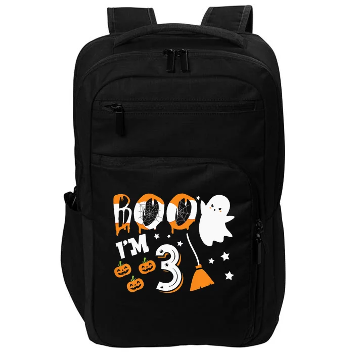 Halloween Birthday 3 Year Old 3rd Birthday Impact Tech Backpack