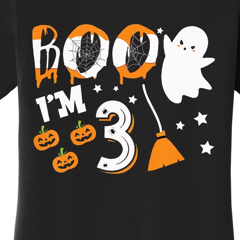 Halloween Birthday 3 Year Old 3rd Birthday Women's T-Shirt