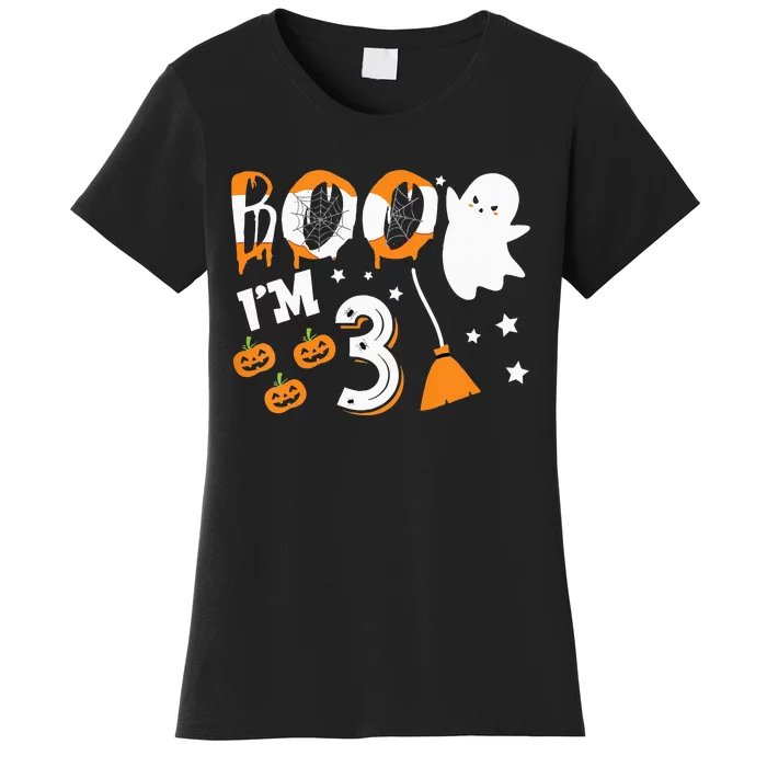 Halloween Birthday 3 Year Old 3rd Birthday Women's T-Shirt