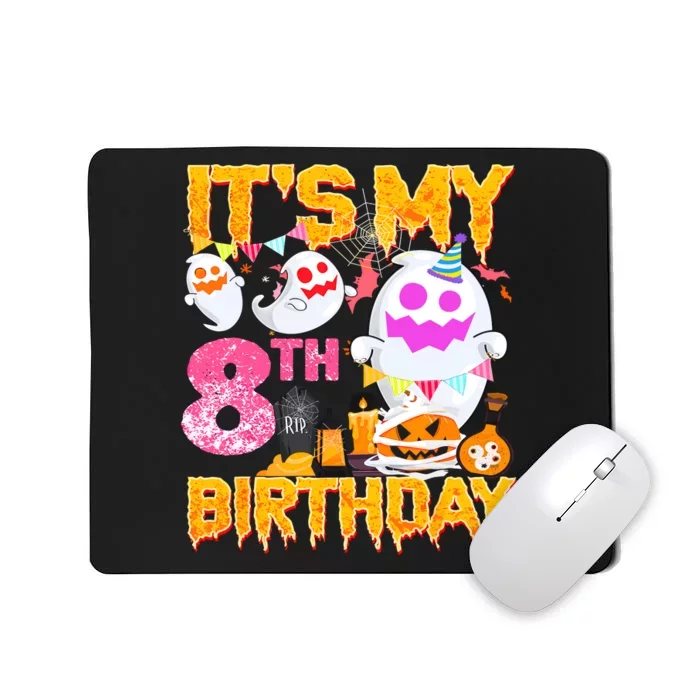 Halloween Birthday 8 Year Old Boy Girl 8th Birthday Costume Mousepad