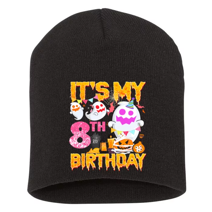 Halloween Birthday 8 Year Old Boy Girl 8th Birthday Costume Short Acrylic Beanie